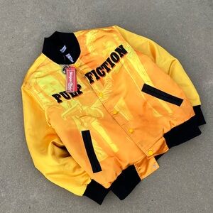 90’s Classic Yellow and Black Bomber Jacket